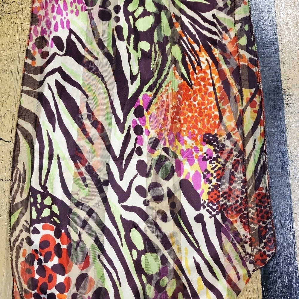 👸🧣 Wild print scarf - Picture 10 of 11
